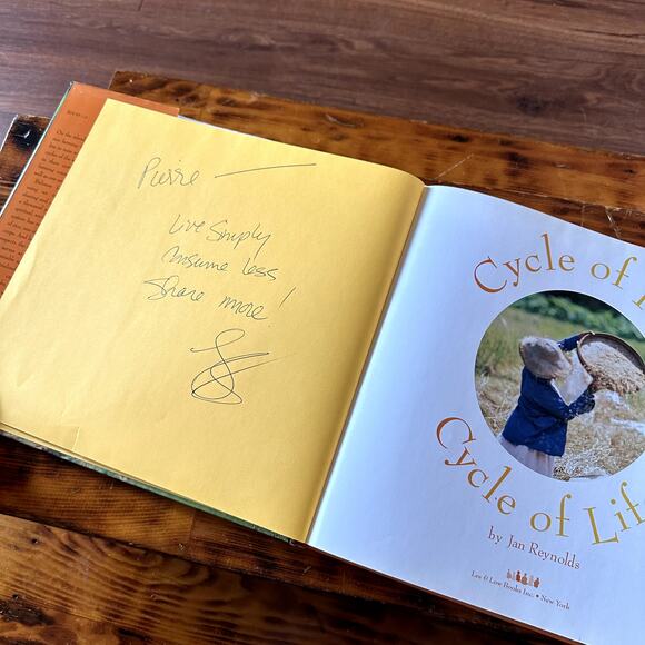 Cycle Of Rice Cycle Of Life A Story Of Sustainable Farming Hardcover Book - Picture 3 of 10